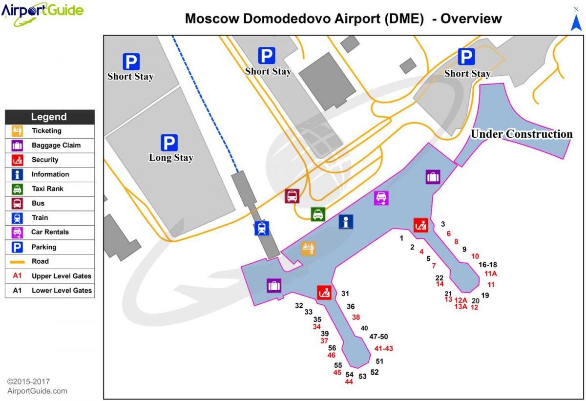 नक्शे के डीएमई हवाई अड्डे
