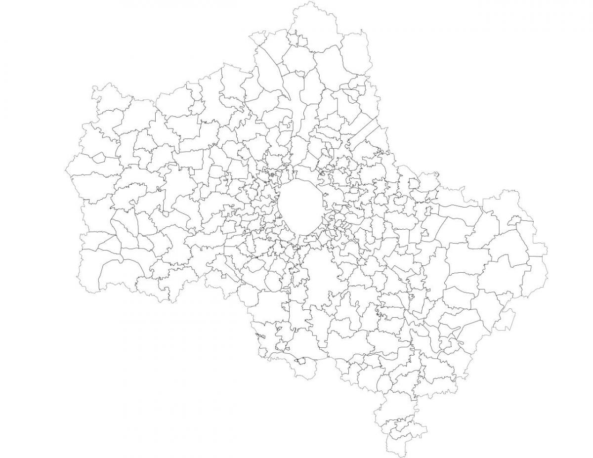 मोस्कवा नगर पालिकाओं के नक्शे