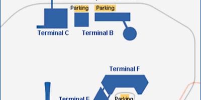 Sheremetyevo टर्मिनल का नक्शा