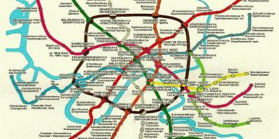 मास्को रेल मानचित्र