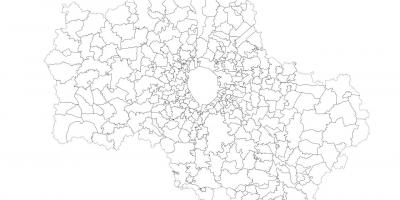मोस्कवा नगर पालिकाओं के नक्शे