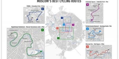 मोस्कवा बाइक का नक्शा